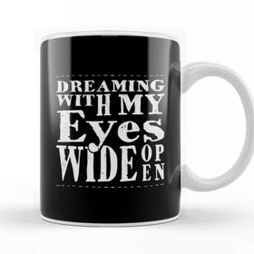 Baskı Dükkanı The Greatest Showman Dreaming With My Eyes Open Beyaz 330 ml Porselen Kupa Bardak
