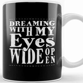 Baskı Dükkanı The Greatest Showman Dreaming With My Eyes Open Beyaz 330 ml Porselen Kupa Bardak