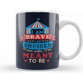 Baskı Dükkanı The Greatest Showman I Am Who I'm Meant To Be Quote Beyaz 330 ml Porselen Kupa Bardak