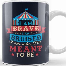 Baskı Dükkanı The Greatest Showman I Am Who I'm Meant To Be Quote Beyaz 330 ml Porselen Kupa Bardak