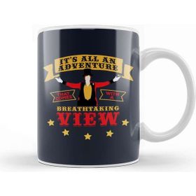 Baskı Dükkanı The Greatest Showman Ringman Breathtaking View Quote Beyaz 330 ml Porselen Kupa Bardak
