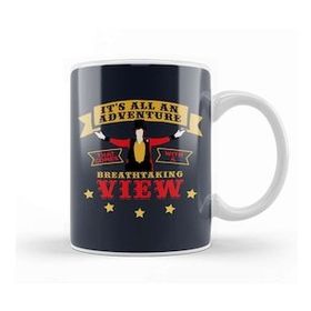 Baskı Dükkanı The Greatest Showman Ringman Breathtaking View Quote Beyaz 330 ml Porselen Kupa Bardak