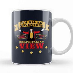 Baskı Dükkanı The Greatest Showman Ringman Breathtaking View Quote Beyaz 330 ml Porselen Kupa Bardak