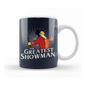 Baskı Dükkanı The Greatest Showman Ringmaster Silhouette Beyaz 330 ml Porselen Kupa Bardak