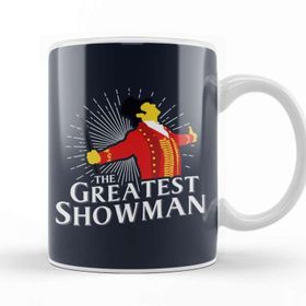 Baskı Dükkanı The Greatest Showman Ringmaster Silhouette Beyaz 330 ml Porselen Kupa Bardak