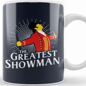 Baskı Dükkanı The Greatest Showman Ringmaster Silhouette Beyaz 330 ml Porselen Kupa Bardak