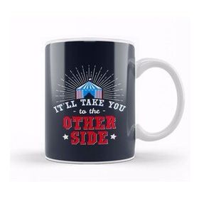 Baskı Dükkanı The Greatest Showman The Other Side Quote Big Top Beyaz 330 ml Porselen Kupa Bardak
