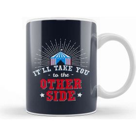 Baskı Dükkanı The Greatest Showman The Other Side Quote Big Top Beyaz 330 ml Porselen Kupa Bardak