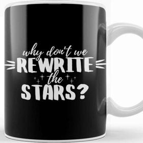 Baskı Dükkanı The Greatest Showman Why Don't We Rewrite The Stars Beyaz 330 ml Porselen Kupa Bardak