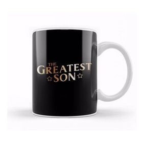 Baskı Dükkanı The Greatest Son Beyaz 330 ml Porselen Kupa Bardak