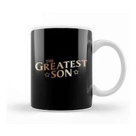 Baskı Dükkanı The Greatest Son Beyaz 330 ml Porselen Kupa Bardak