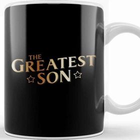 Baskı Dükkanı The Greatest Son Beyaz 330 ml Porselen Kupa Bardak