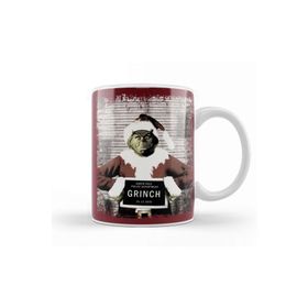 Baskı Dükkanı The Grinch Christmas Mugshot Kupa Bardak