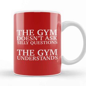 Baskı Dükkanı The Gym Understands Beyaz 330 ml Porselen Kupa Bardak