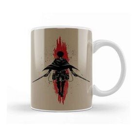 Baskı Dükkanı The Hope Of Mankind Eren Jaeger Attack On Titan Beyaz 330 ml Porselen Kupa Bardak
