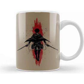 Baskı Dükkanı The Hope Of Mankind Eren Jaeger Attack On Titan Beyaz 330 ml Porselen Kupa Bardak