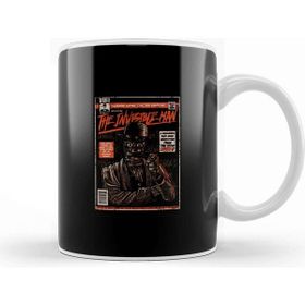 Baskı Dükkanı The Invisible Man Comic Book Cover Beyaz 330 ml Porselen Kupa Bardak