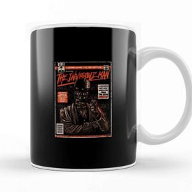 Baskı Dükkanı The Invisible Man Comic Book Cover Beyaz 330 ml Porselen Kupa Bardak