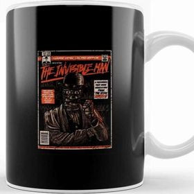 Baskı Dükkanı The Invisible Man Comic Book Cover Beyaz 330 ml Porselen Kupa Bardak