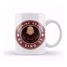 Baskı Dükkanı The Jasmine Dragon Uncle Iroh Avatar Beyaz 330 ml Porselen Kupa Bardak