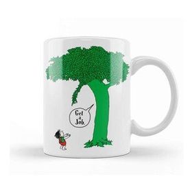 Baskı Dükkanı The Keeping Tree 01 Porselen Beyaz Kupa Bardak