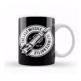 Baskı Dükkanı The Last Missile Porselen Beyaz Kupa Bardak