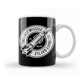 Baskı Dükkanı The Last Missile Porselen Beyaz Kupa Bardak