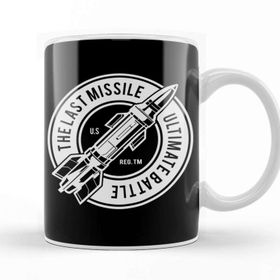 Baskı Dükkanı The Last Missile Porselen Beyaz Kupa Bardak