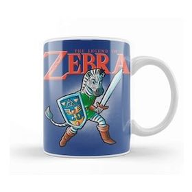 Baskı Dükkanı The Legend Of Zebra Porselen Beyaz Kupa Bardak