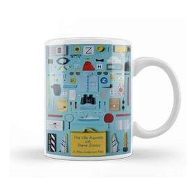 Baskı Dükkanı The Life Aquatic Porselen Beyaz Kupa Bardak