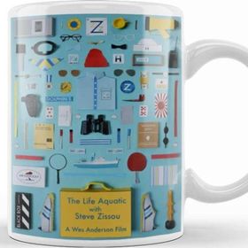Baskı Dükkanı The Life Aquatic Porselen Beyaz Kupa Bardak