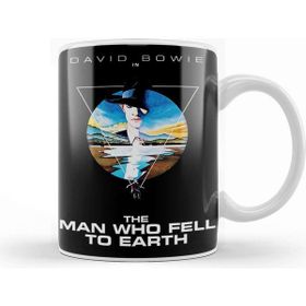 Baskı Dükkanı The Man Who Fell To Earth Davıd Bowıe Porselen Beyaz Kupa Bardak