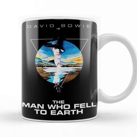 Baskı Dükkanı The Man Who Fell To Earth Davıd Bowıe Porselen Beyaz Kupa Bardak