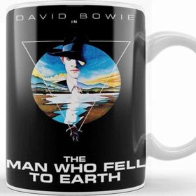 Baskı Dükkanı The Man Who Fell To Earth Davıd Bowıe Porselen Beyaz Kupa Bardak
