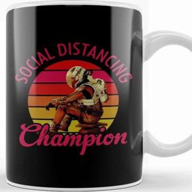 Baskı Dükkanı The Martian Social Distancing Champion Porselen Beyaz Kupa Bardak