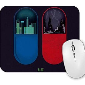 Baskı Dükkanı the Matrix Kırmızı Mavi Hap Mouse Pad