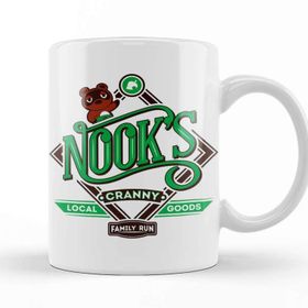 Baskı Dükkanı The Nook's Cranny Animal Crossing Porselen Beyaz Kupa Bardak