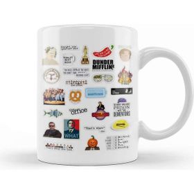 Baskı Dükkanı The Office 01 Porselen Beyaz Kupa Bardak