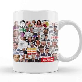 Baskı Dükkanı The Office 01 Porselen Beyaz Kupa Bardak
