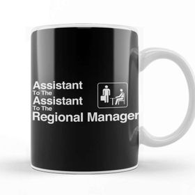 Baskı Dükkanı The Office Assistant To The Assistant To The Regional Manager White Porselen Beyaz Kupa Bardak
