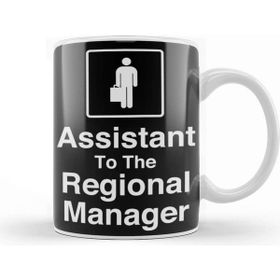 Baskı Dükkanı The Office Assistant To The Regional Manager White Porselen Beyaz Kupa Bardak