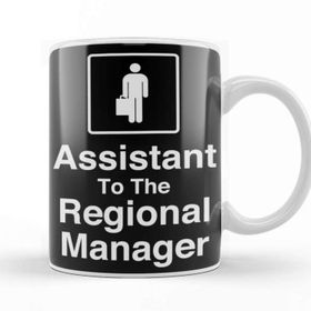 Baskı Dükkanı The Office Assistant To The Regional Manager White Porselen Beyaz Kupa Bardak