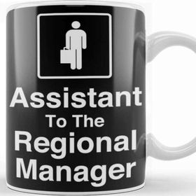 Baskı Dükkanı The Office Assistant To The Regional Manager White Porselen Beyaz Kupa Bardak