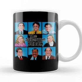 Baskı Dükkanı The Office Bunch 02 Porselen Beyaz Kupa Bardak