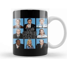 Baskı Dükkanı The Office Bunch Porselen Beyaz Kupa Bardak