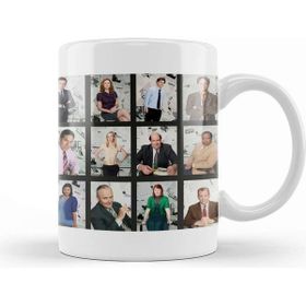 Baskı Dükkanı The Office Cast Porselen Beyaz Kupa Bardak