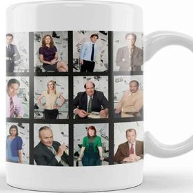 Baskı Dükkanı The Office Cast Porselen Beyaz Kupa Bardak