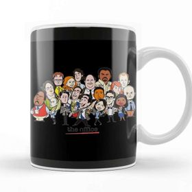 Baskı Dükkanı The Office Cast Tv 01 Porselen Beyaz Kupa Bardak