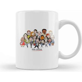 Baskı Dükkanı The Office Cast Tv Porselen Beyaz Kupa Bardak