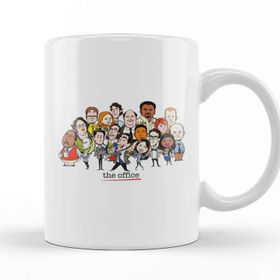Baskı Dükkanı The Office Cast Tv Porselen Beyaz Kupa Bardak